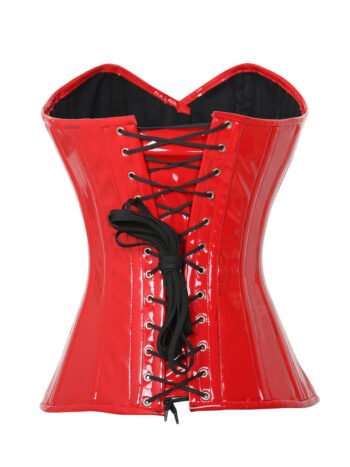 PVC Christmas Corset Overbust Longline Torso