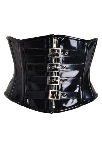 PVC Waist Cincher Corset With Buckles