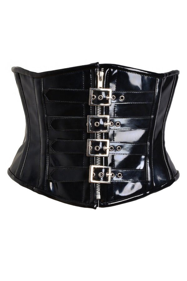 PVC Waist Cincher Corset With Buckles