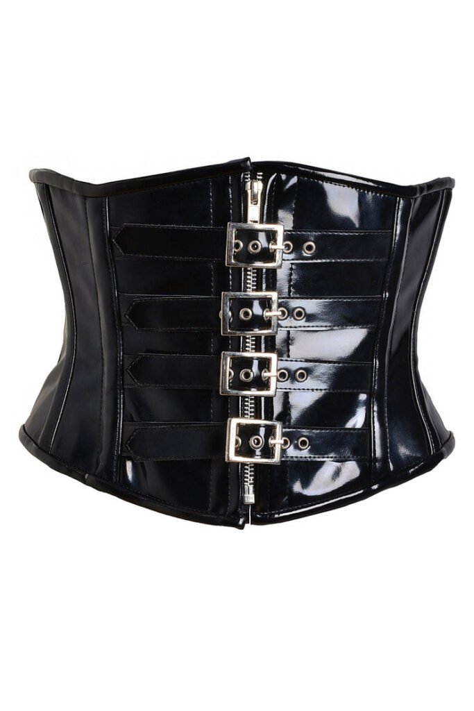 PVC Waist Cincher Corset With Buckles