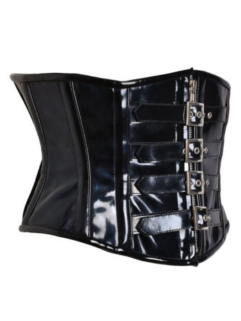 PVC Waist Cincher Corset With Buckles