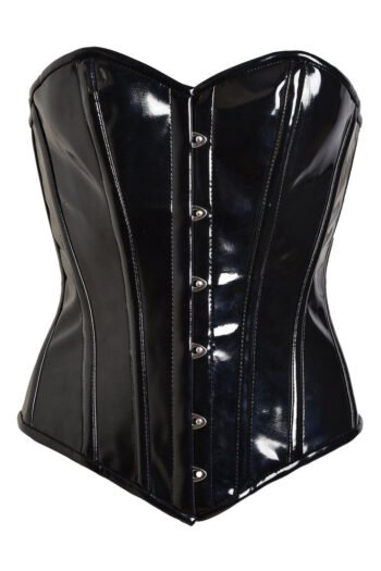 Plus Size PVC Overbust Corset