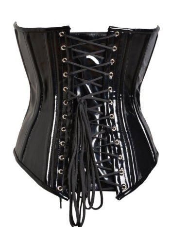 Plus Size PVC Overbust Corset