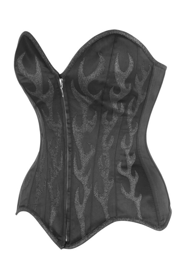 Satin Bustier For Women Overbust Corset Top