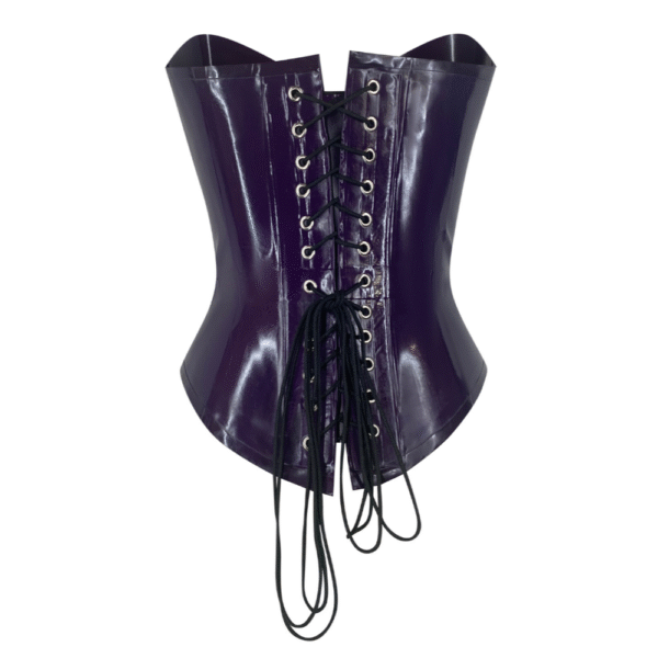 Steel Boned Gothic PVC Corset Top