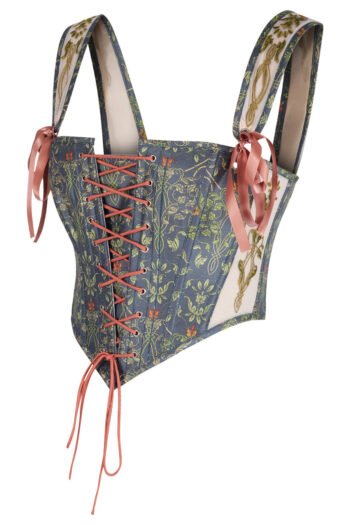 Vintage Victorian Satin Bustier Corset Top