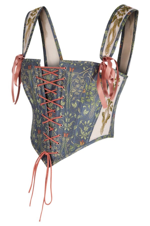 Vintage Victorian Satin Bustier Corset Top