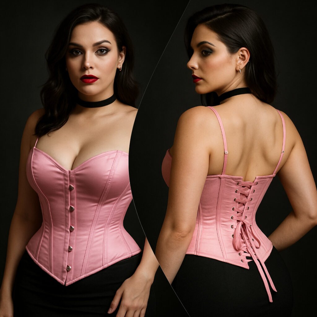 Plus Size Satin Bustier That Actually Shape and Support