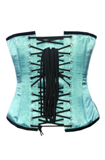 Zipper Handmade Satin Bustier Sequins Gothic Corset Top
