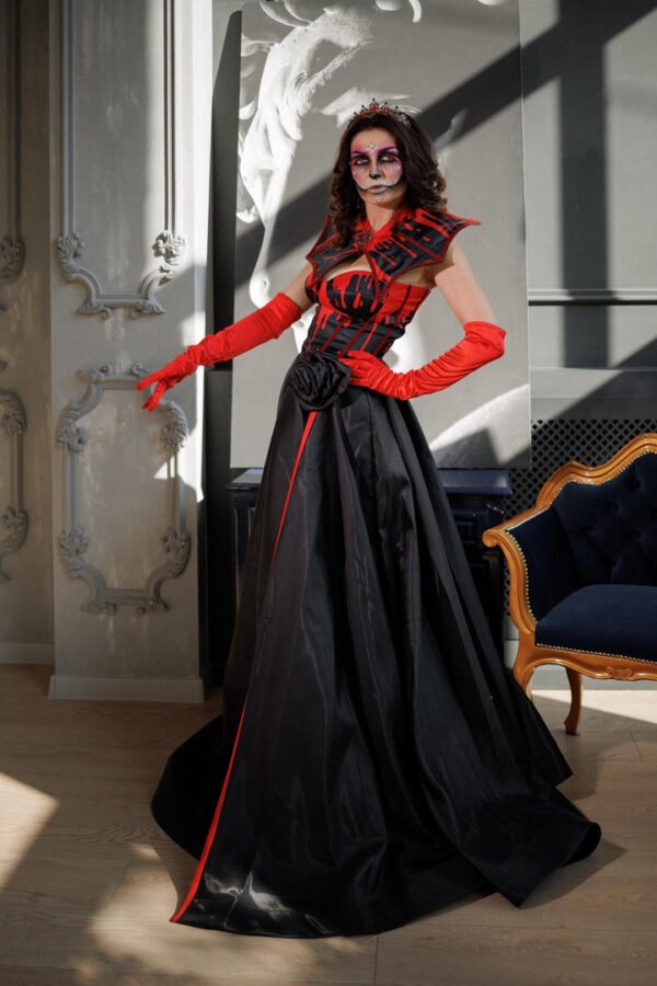 Adult Halloween Outfit Witch Corset Dark Angel Costume