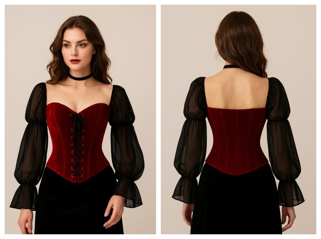 How to Choose the Best Steel Boned Overbust Corset for Your Body Type?