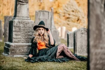 Brocade Bodice Witch Corset Halloween Costume