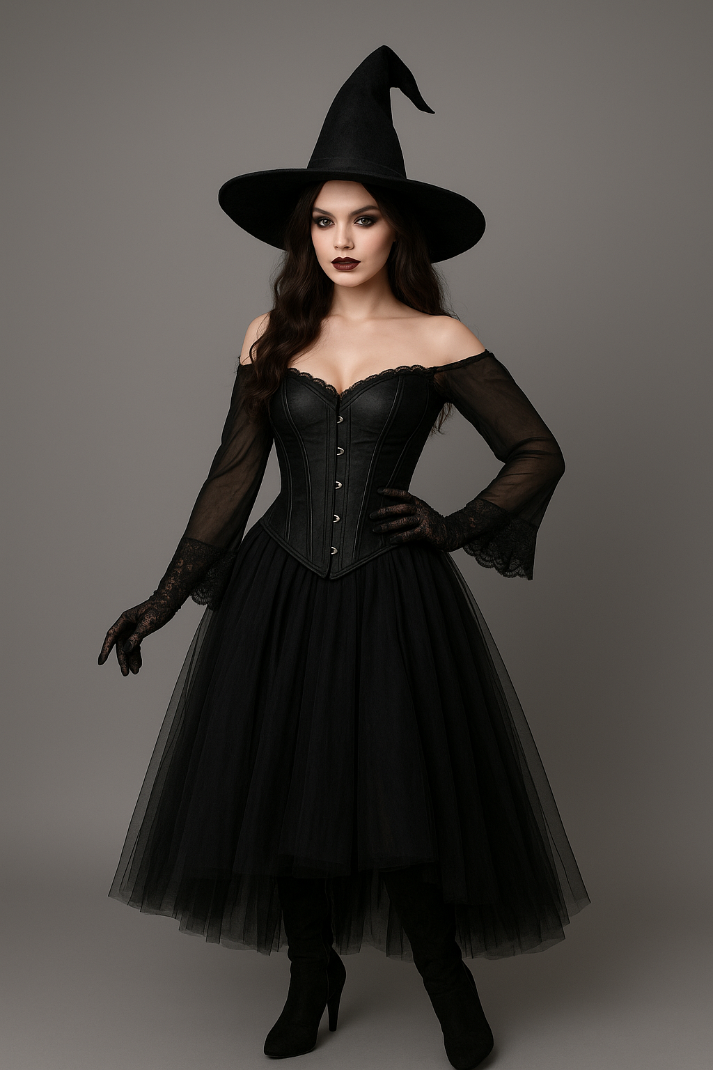 Gothic Witch Halloween Corset