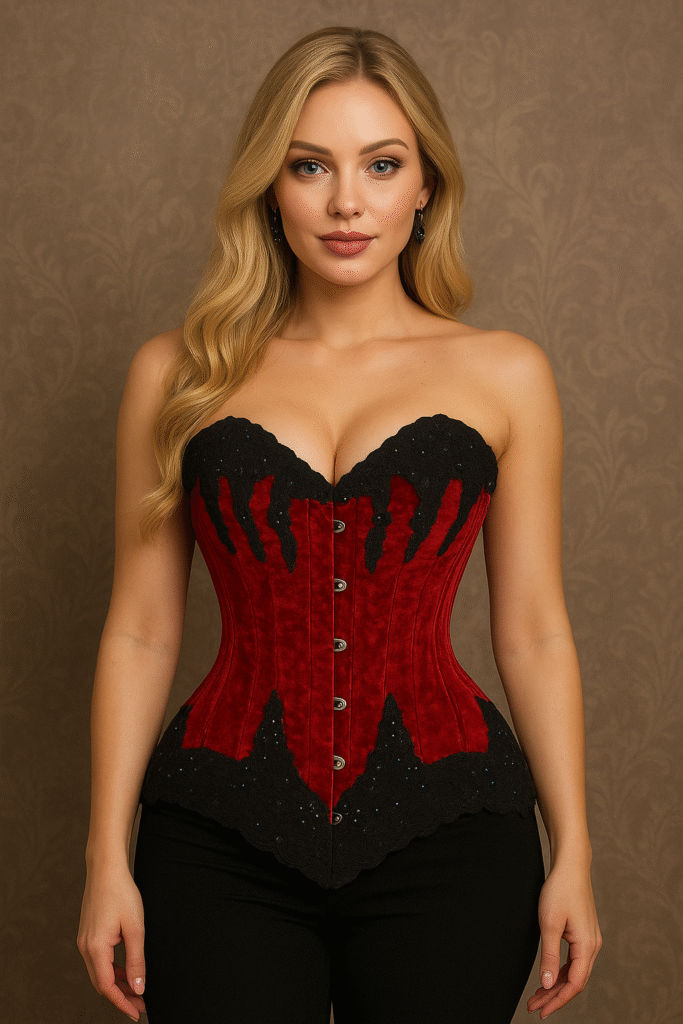 steel boned overbust corset womencorset.com