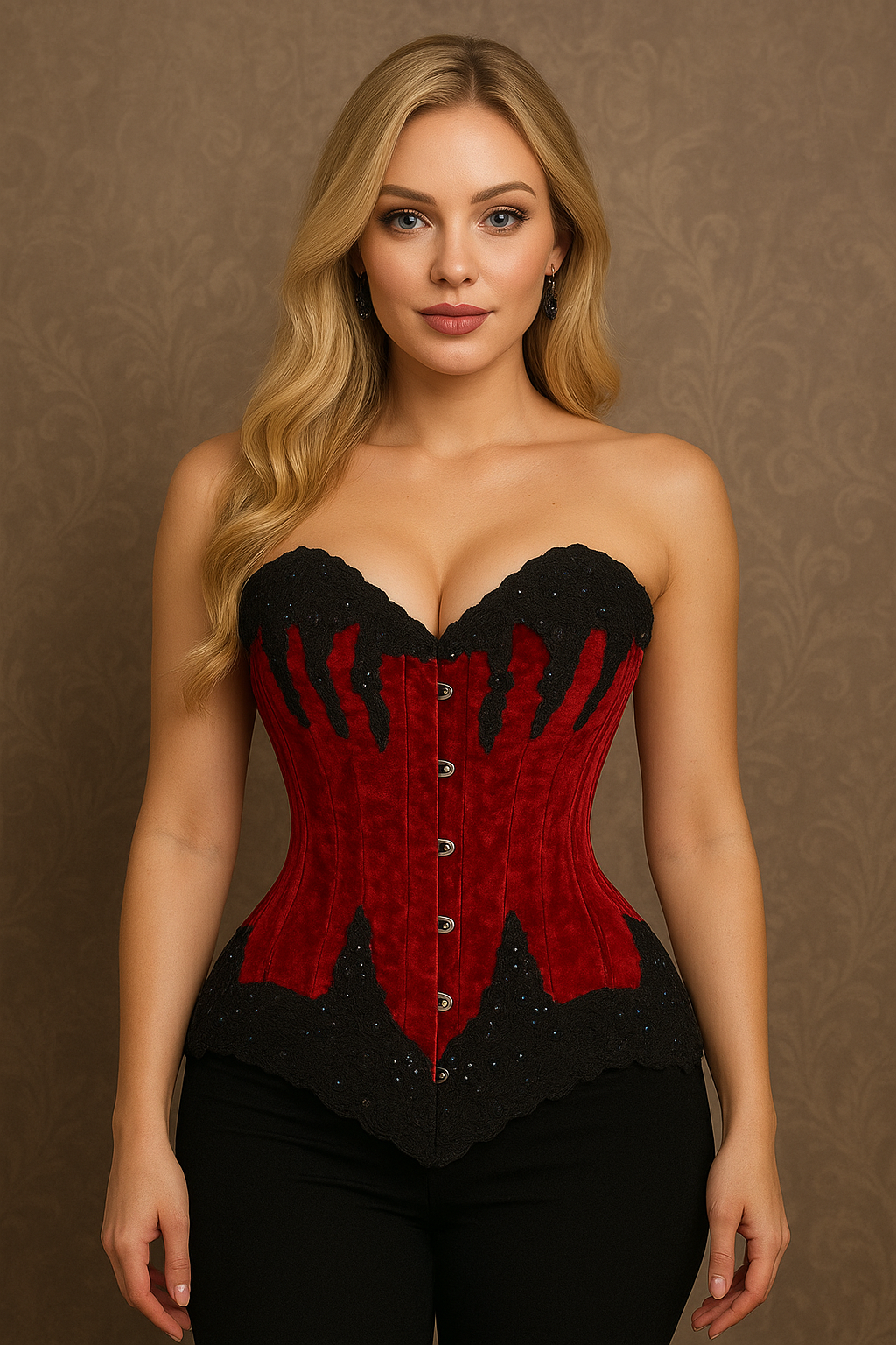 steel boned overbust corset womencorset.com