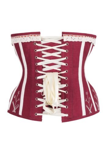 Floral Print Open Cup Half Corset
