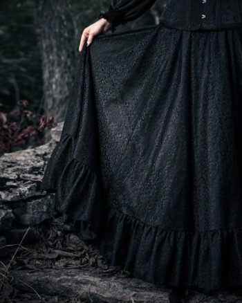 Gothic Cosplay Witch Corset Vampire Gown Dress