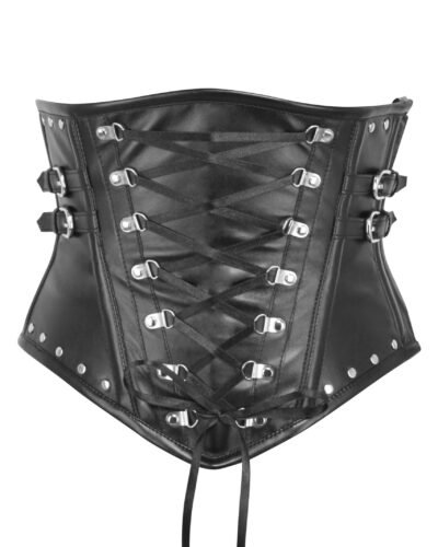 Gothic PVC Underbust Half Corset
