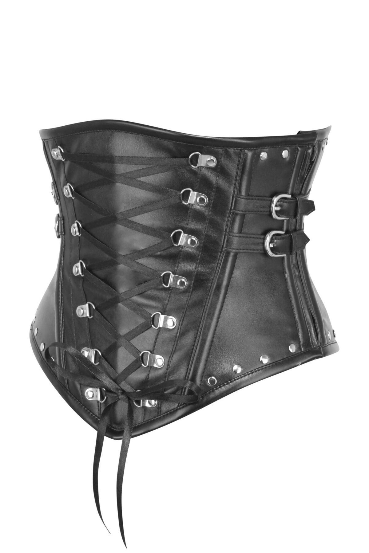 Gothic PVC Underbust Half Corset