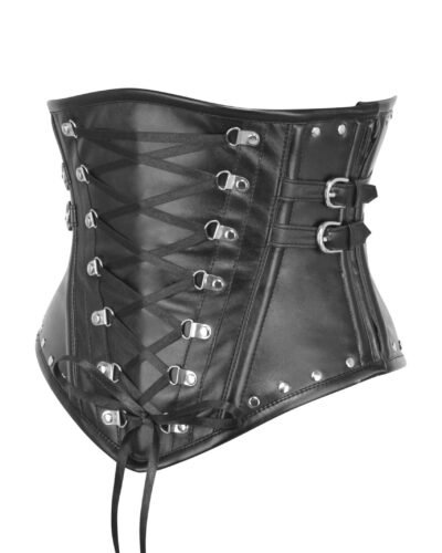 Gothic PVC Underbust Half Corset