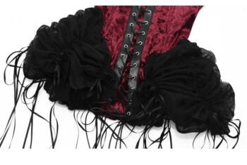 Halloween Dark Gothic Witch Corset Top