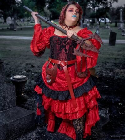 Halloween Witch Corset Costume
