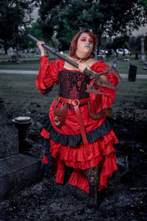 Halloween Witch Corset Costume