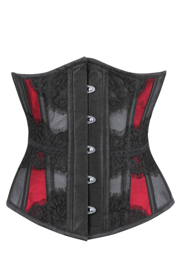 Halloween and Christmas Waist Taming Mesh Half Corset
