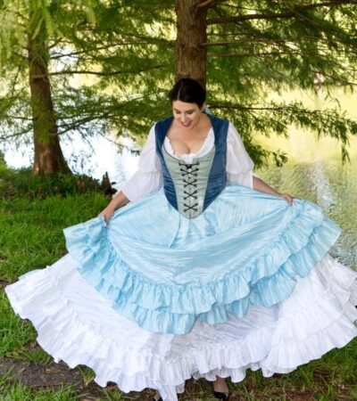Laced Steampunk Inspired Witch Corset Costume