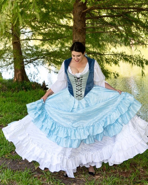 Laced Steampunk Inspired Witch Corset Costume