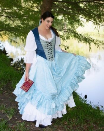 Laced Steampunk Inspired Witch Corset Costume