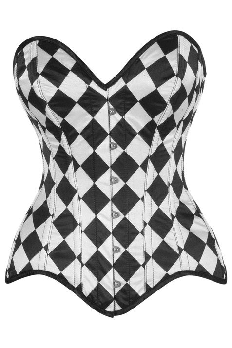 Steel Boned Overbust Corset Premium Waist Training Corset