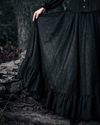 Victorian Gothic Witch Halloween Corset Vampire Costume