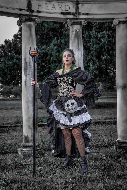 Witch Boned Halloween Corset Gothic Costume