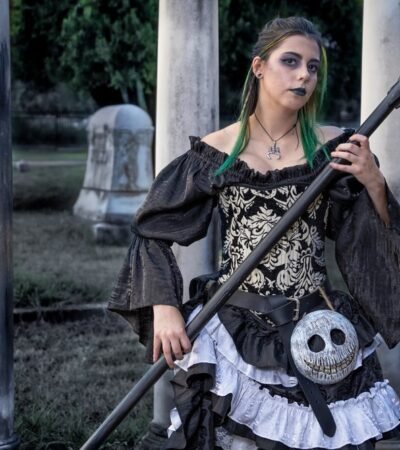 Witch Boned Halloween Corset Gothic Costume