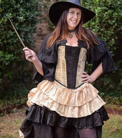 Witch Corset Costume For Halloween Party