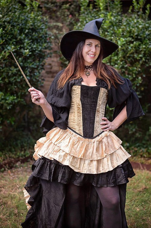 Witch Corset Costume For Halloween Party