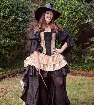 Witch Corset Costume For Halloween Party