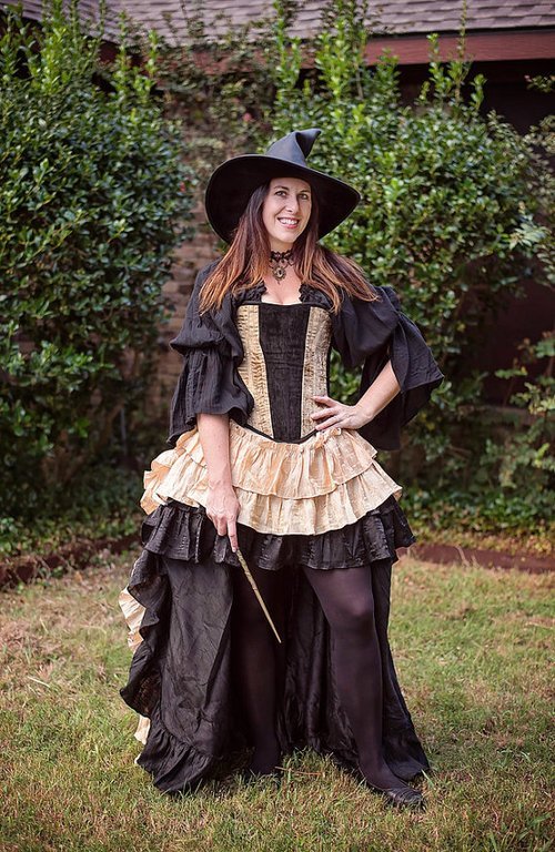 Witch Corset Costume For Halloween Party