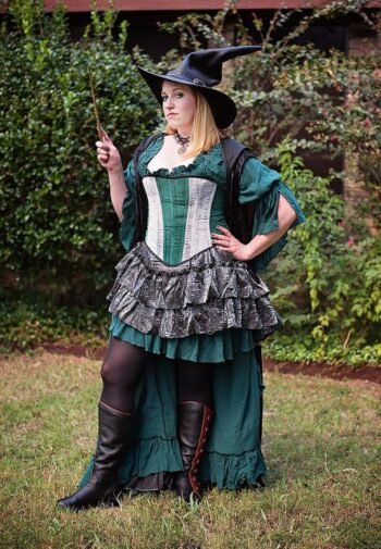 Witch Corset Costume Halloween Cosplay Outfit