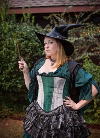 Witch Corset Costume Halloween Cosplay Outfit