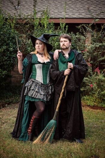 Witch Corset Costume Halloween Cosplay Outfit