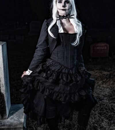 Witch Corset Skellington Inspired Halloween Cosplay Costume