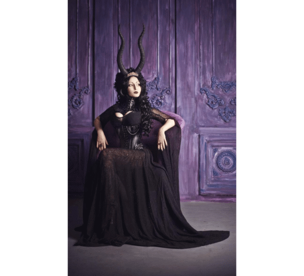 Witch Gothic Corset With Black Dress
