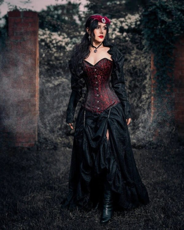 Witch Overbust Corset Cosplay Costume For Halloween