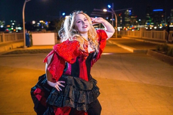Witchy Steampunk Inspired Corset dress womencorset.com