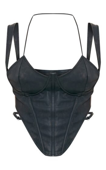black leather bustier, black leather corset, black pleather bustier, corset faux leather, faux leather bustier, faux leather bustier top, faux leather corset, faux leather corset top, leather bodice, leather bustier, leather bustier top, leather corset, leather corset top, leather waist cincher, leatherette corset, patent leather corset, pleather corset, pleather corset top, pleather crop top, plus size leather corset womencorset.com
