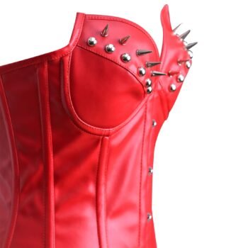 authentic steel boned corset, red leather steel boned corset, boned corset support, boned fashion corset, built-in bra corset, corset lingerie, corset outerwear, corset top styling, corset with bust support, full-coverage corset, genuine steel boned corset, gothic corset design, heavy-duty steel-boned corset, hips and curves corset, over the bust shapewear, overbust corset, plus-size corset options, real steel boned corset, steel boned corset, steel boned corset dress, steel boned corset for waist training, steel boned corset lingerie, steel boned corset plus size, steel boned corset top, steel boned overbust corset, steel boned overbust waist trainer, steel boned Victorian corset, strapless corset top, structured bodice, tight-lacing corset, Victorian hourglass corset, waist training