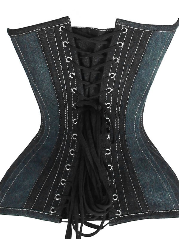 authentic steel boned corset, black steel boned corset, boned corset support, boned fashion corset, built-in bra corset, corset lingerie, corset outerwear, corset top styling, corset with bust support, full-coverage corset, genuine steel boned corset, gothic corset design, heavy-duty steel-boned corset, hips and curves corset, over the bust shapewear, overbust corset, plus-size corset options, real steel boned corset, steel boned corset, steel boned corset dress, steel boned corset for waist training, steel boned corset lingerie, steel boned corset plus size, steel boned corset top, steel boned overbust corset, steel boned overbust waist trainer, steel boned Victorian corset, strapless corset top, structured bodice, tight-lacing corset, Victorian hourglass corset, waist training, denim corset
