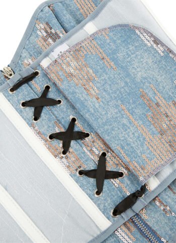 authentic steel boned corset, Denim steel boned corset, boned corset support, boned fashion corset, built in bra corset, corset lingerie, corset outerwear, corset top styling, corset with bust support, full coverage corset, genuine steel boned corset, gothic corset design, heavy duty steel boned corset, hips and curves corset, over the bust shapewear, overbust corset, plus-size corset options, real steel boned corset, steel boned corset, steel boned corset dress, steel boned corset for waist training, steel boned corset lingerie, steel boned corset plus size, steel boned corset top, steel boned overbust corset, steel boned overbust waist trainer, steel boned Victorian corset, strapless corset top, structured bodice, tight-lacing corset, Victorian hourglass corset, waist training